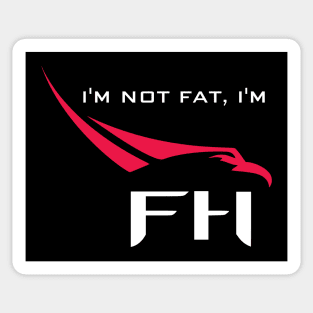 I'm not fat, I'm Falcon Heavy SpaceX Humor Sticker
